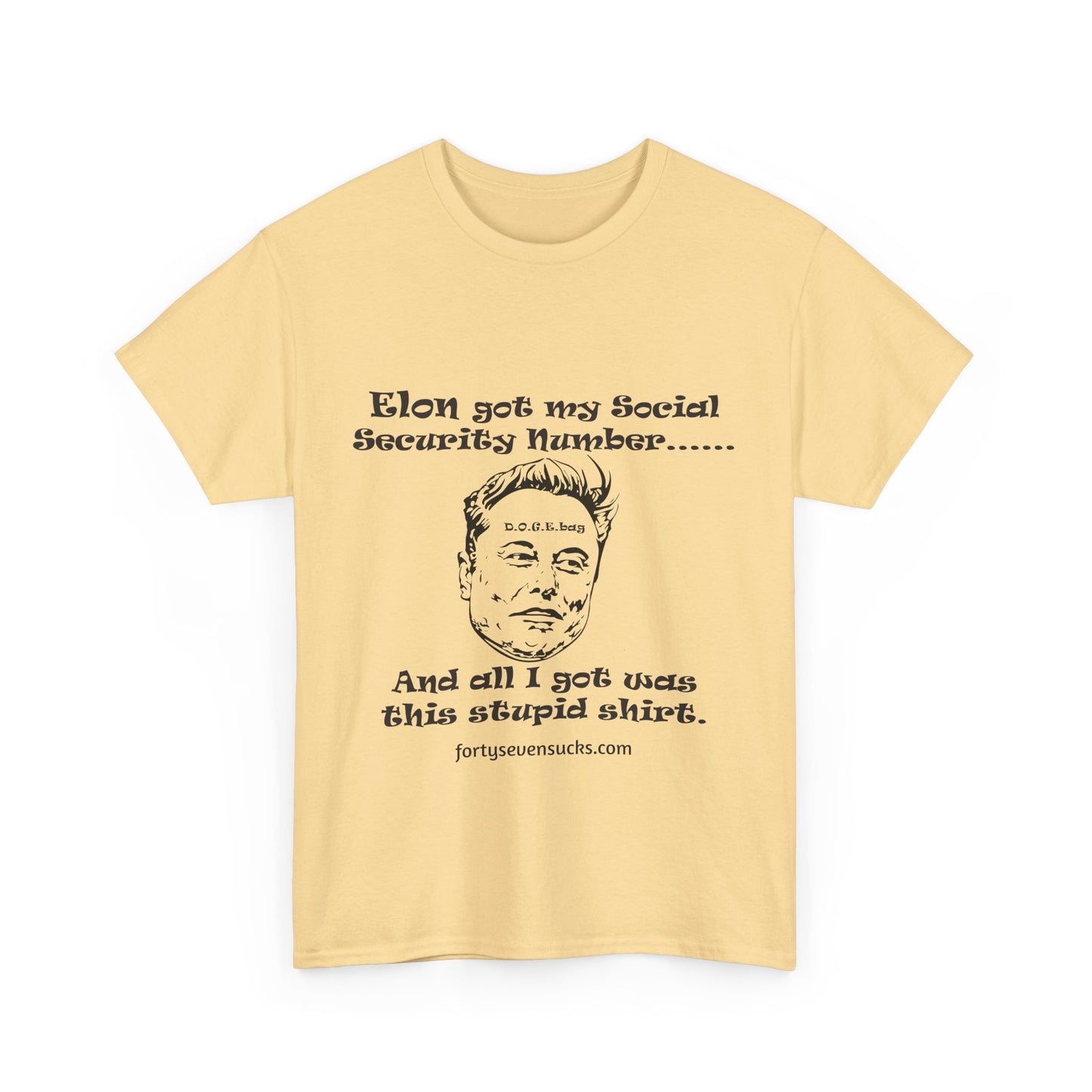 Social Security DOGE t-shirt