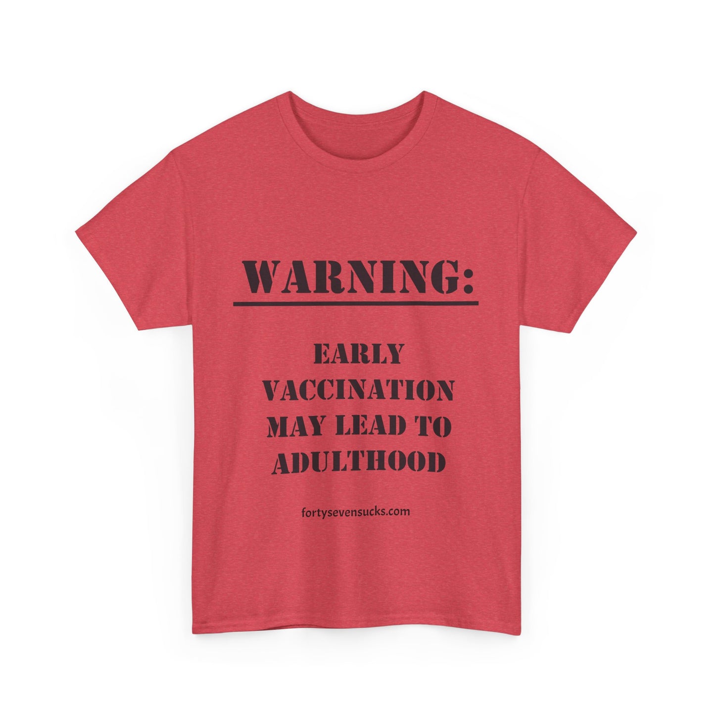 Vaccination Warning T-shirt