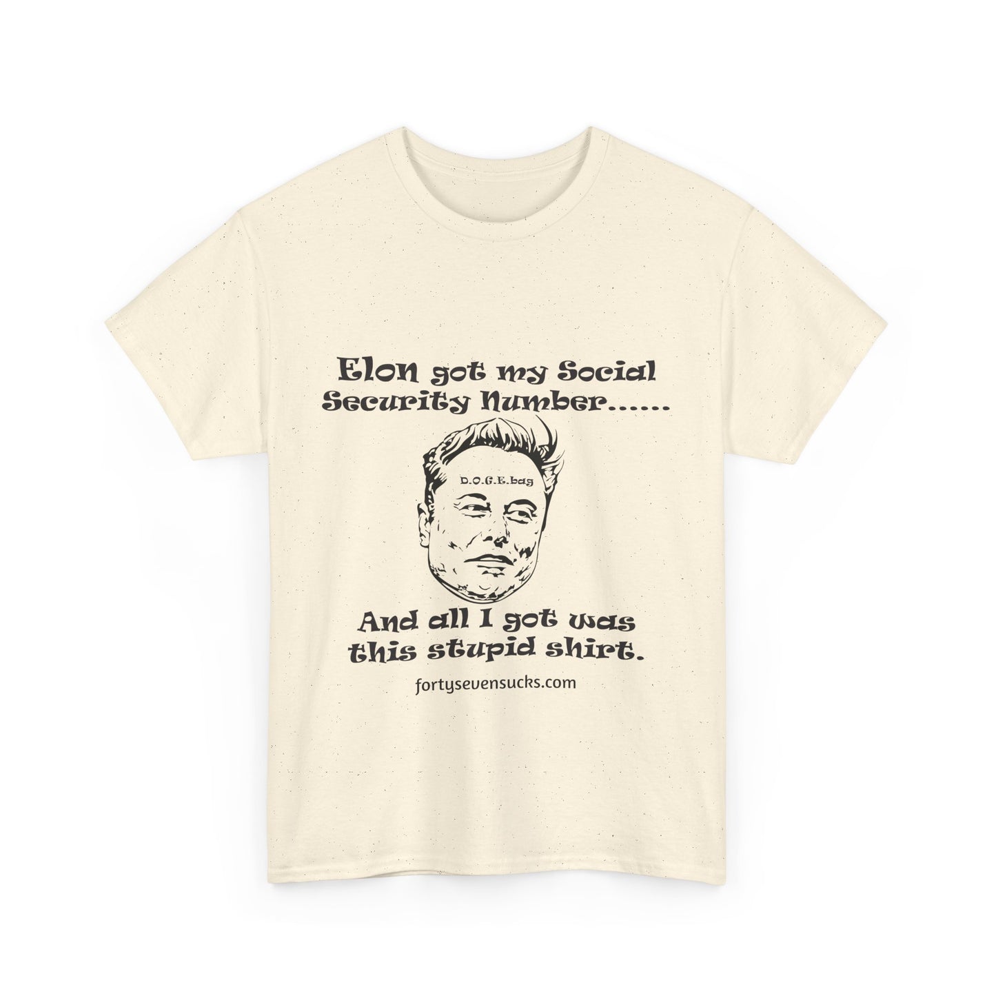 Social Security DOGE t-shirt